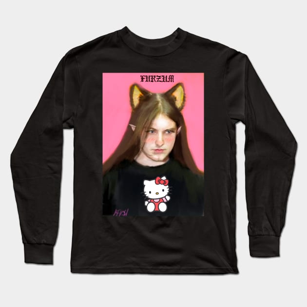 Furzum Long Sleeve T-Shirt by Alan Frost artwork